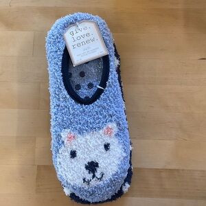 Cozy Blue women Slippers sock 2 pairs